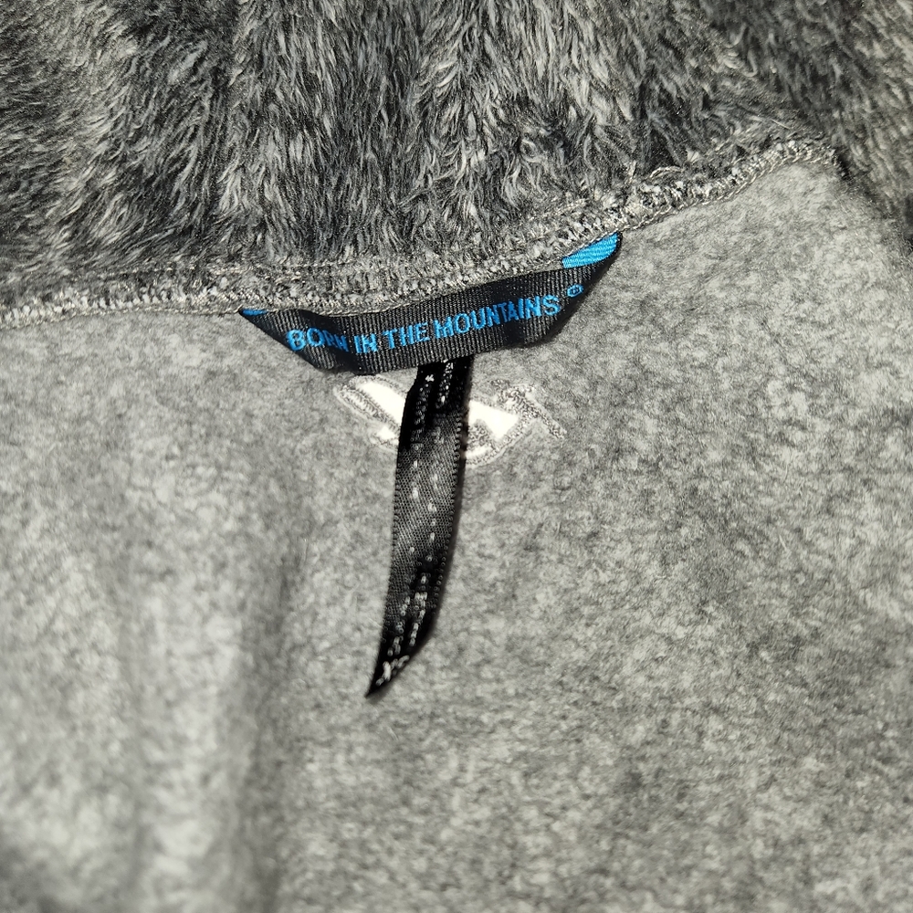 Kuhl Long Sweater Fleece Jacket Womens  Heathered Gray Hooded SZ XS - Picture 8 of 10